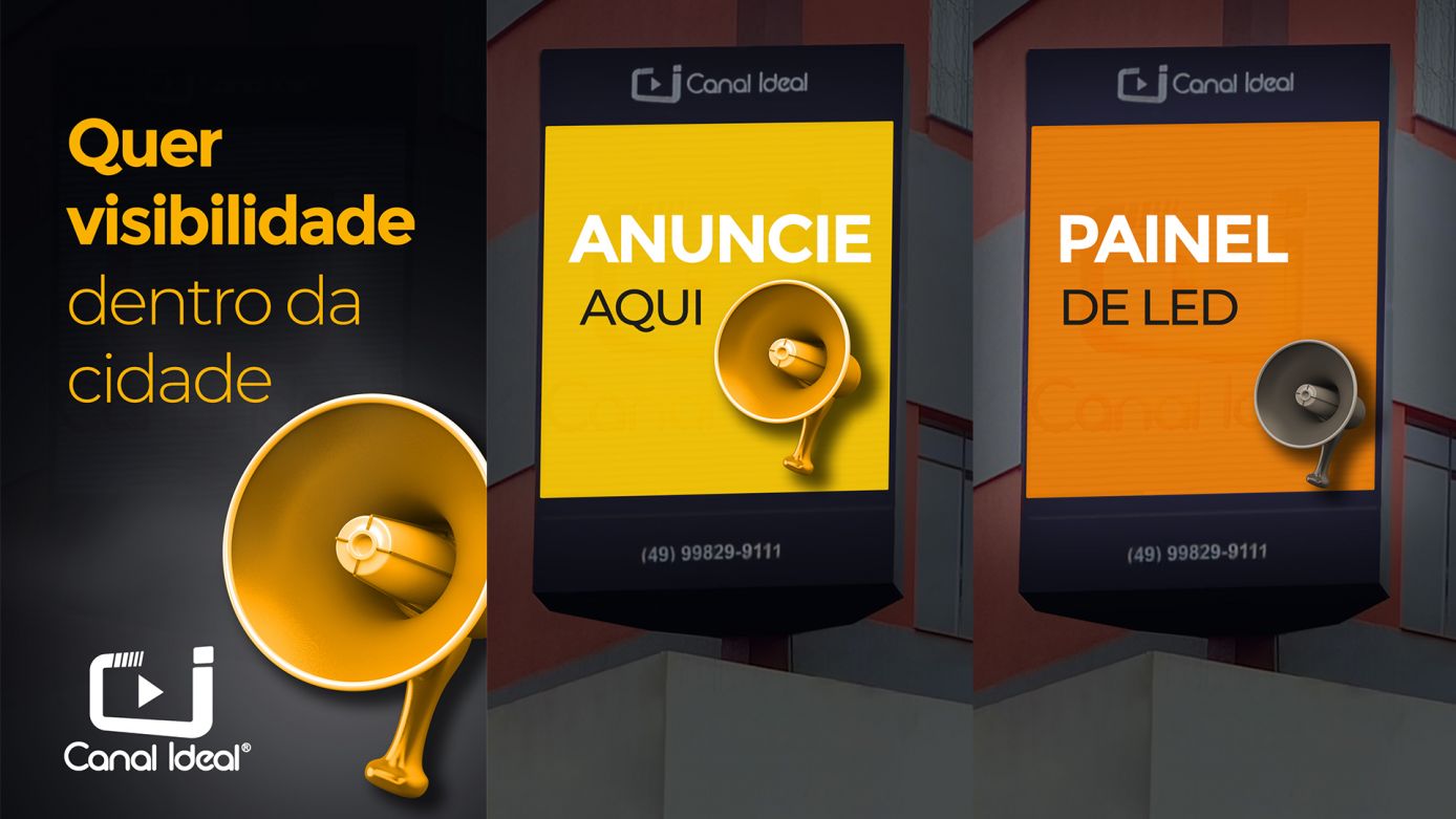 Sua marca em destaque no centro da cidade