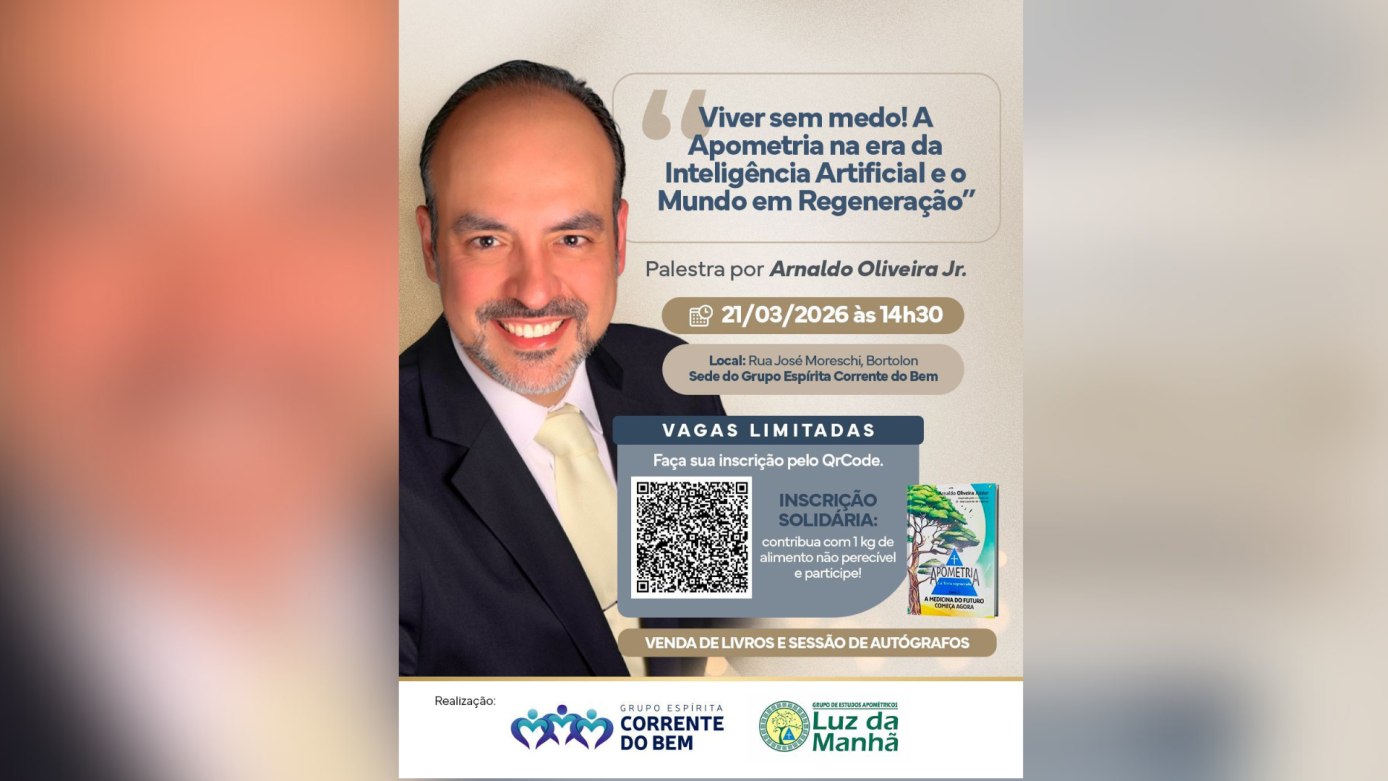 Palestra sobre apometria e inteligência artificial será realizada em Xanxerê