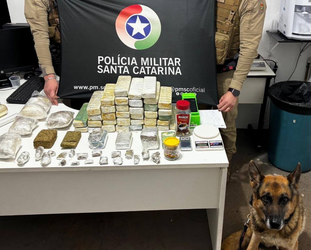 Homem é preso com 19 kg de maconha após ser flagrado vendendo drogas em Chapecó