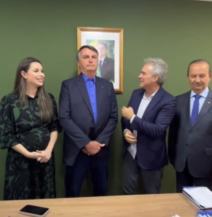 Ao lado de Bolsonaro, prefeito de Xanxerê é recebido no PL