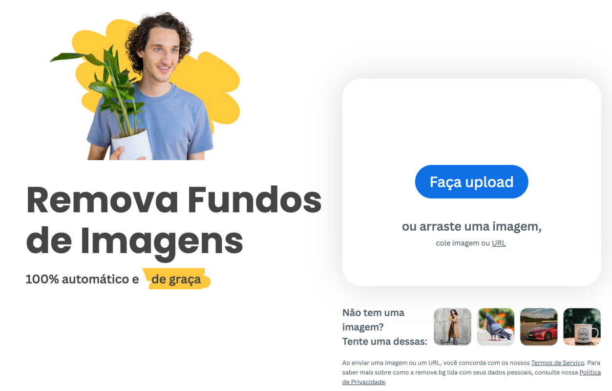 Remova Fundos de Imagens com IA