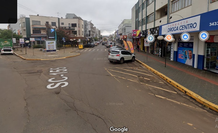 Rua Olavo Bilac, no Centro de Xanxerê, será fechada na tarde desta sexta-feira (06)