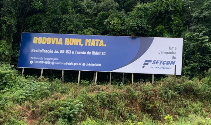 SETCOM inicia campanha com o objetivo de buscar melhorias em estradas federais do Oeste 