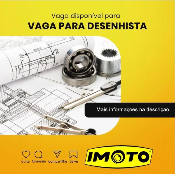 Imoto está com vaga aberta para desenhista, em Xanxerê; confira os requisitos 